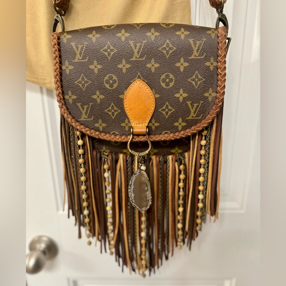 Vintage boho world traveler purse